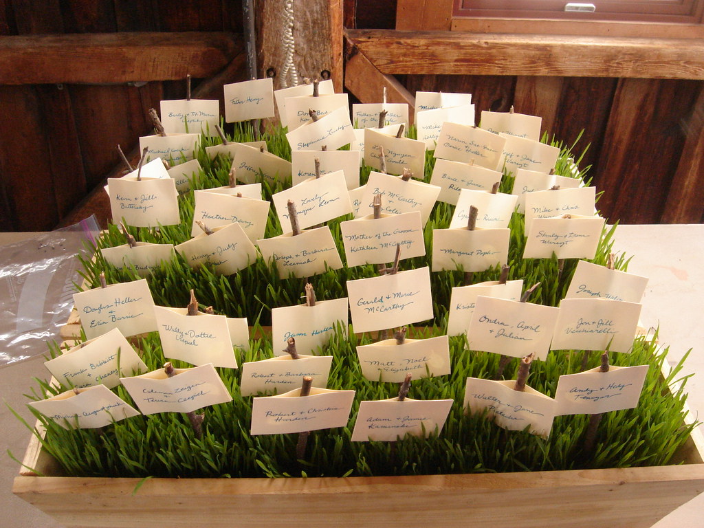 wedding table assignments
