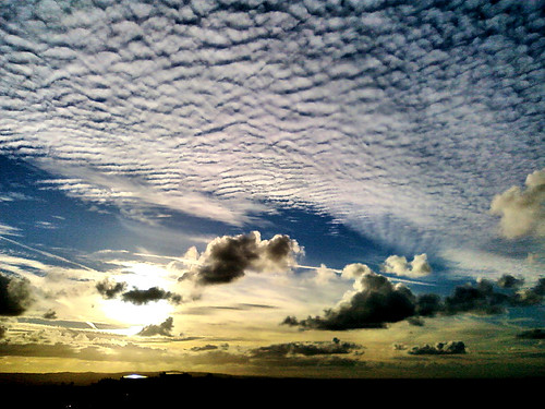 cameraphone sunset clouds photo foothillranch samsunggleam