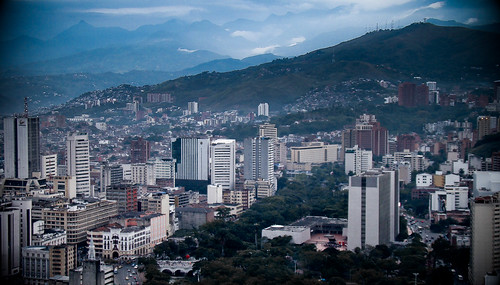 city blue calicolombia urban mountains cali skyline colombia downtown view centre ciudad center panoramic panoramica horizonte 5photosaday santiagodecali