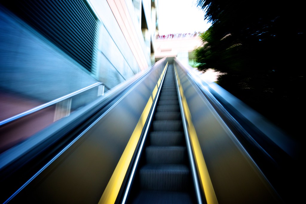 Surprisingly Beautiful Escalator Photography