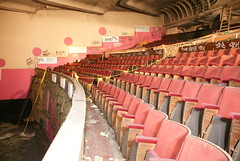 The upper circle in the Coronet Cinema