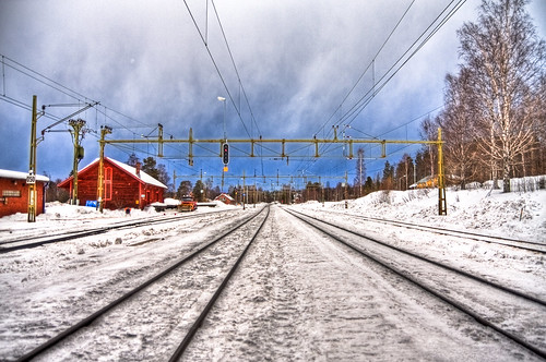 railroad snow hdr hällnäs
