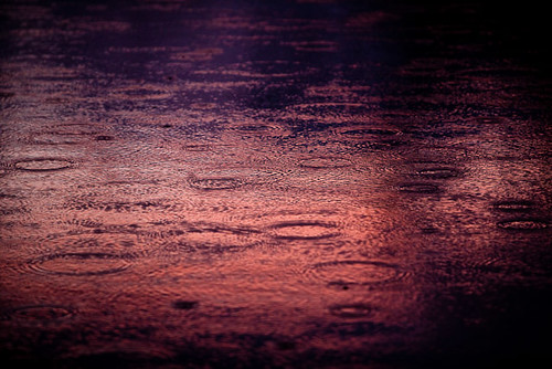 pink sunset rain purple photoblog2009