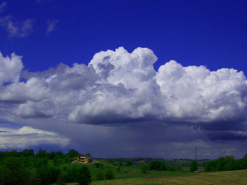 clouds landscape thunderstorm