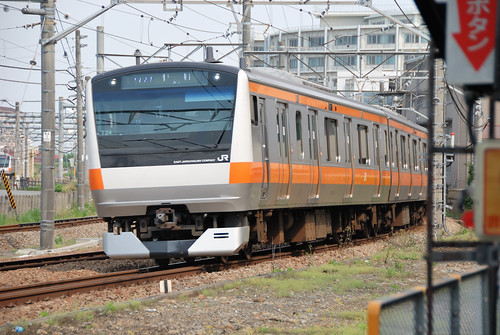 japan train tokyo crossing jr haijima