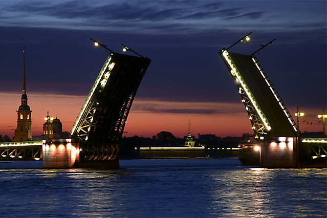 Noches blancas en San Petersburgo, Rusia