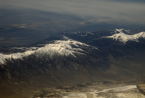 snow mountains nevada aerial toiyabenationalforest airplanewindowview