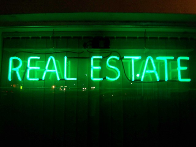 Neon Real Estate Sign | Flickr - Photo Sharing!