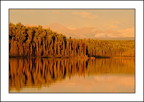sunset lake alaska talkeetna denali abigfave aplusphoto goldstaraward sunsetsunriseset1