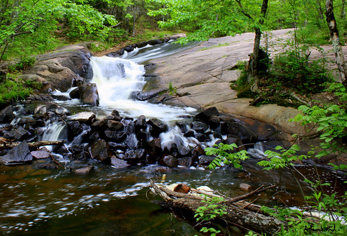 wisconsin river waterfall pond chute