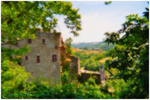 france castle village chateau aveyron belcastel