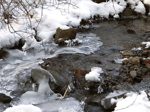 schnee winter snow ice nature creek season jahreszeit natur bach eis bergischgladbach lerbach olympuse3 flickrlovers