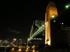 Harbour Bridge at night