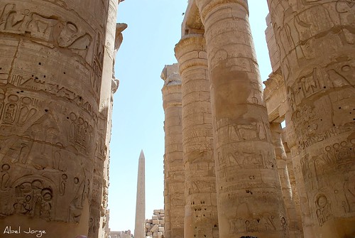 egipto karnak templo amon columnas