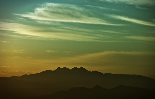 arizona clouds sunrise dawn desert