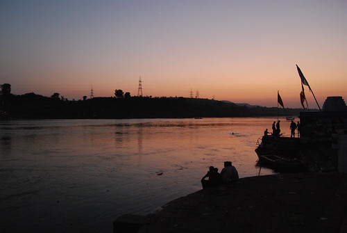sunset narmada jabalpur gwarighat ashutoshjhureley