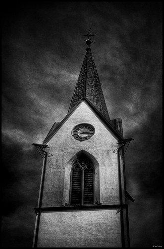 blackandwhite bw church canon eos kirche hdr kirchturm 3xp hdraddicted steislingen img671012