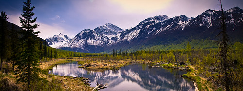 mountains nature alaska ak eagleriver scenicview