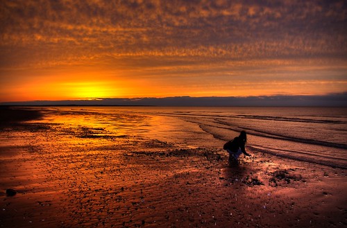 ocean sunset beach clouds sand pentax atlantic pei hdr brackley k100d