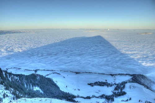 shadow cloud mist snow mountains alps fog schweiz switzerland hdr rigi lowcloud nebelmeer photomatix seaoffog