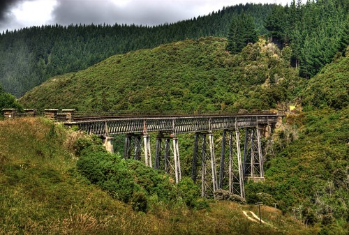 trestle bridge newzealand railway viaduct southisland otago dunedin gorge pukerangi taieri 200901 nz101otagorailexperience