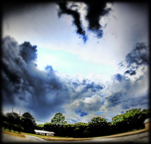 sky cloud storm rain texas tx athens fisheye thunderstorm thunder hdr photomatrix