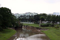 The old Railway bridge in Singapore