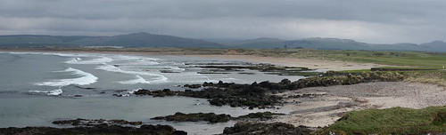 panorama beach walking landscape scotland spring argyll machrihanish kintyre
