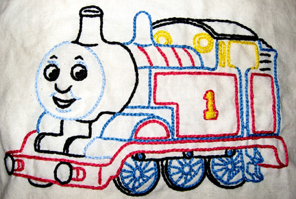Thomas The Tank Engine machine embroidery collection