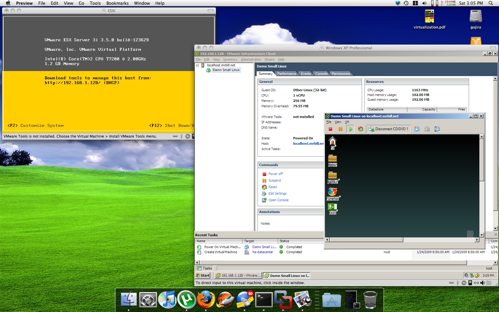Виртуальная машина для линукс. VMWARE Fusion Интерфейс. VMWARE Fusion Скриншот. Damn small Linux.