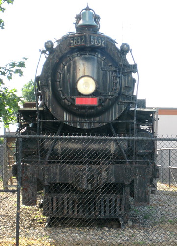 railroad summer train display michigan locomotive trainengine lastcall smalltown durand shiawasseecounty grandtrunk