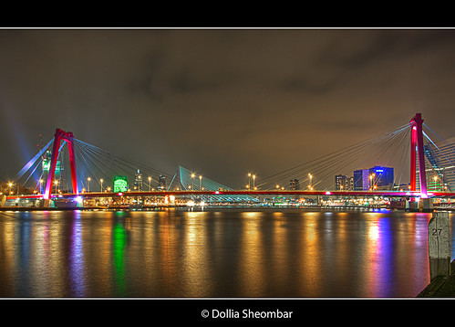 city longexposure bridge light people urban haven streets holland color water colors skyline architecture night reflections river puente photography lights noche photo rotterdam europe cityscape foto nightshot photos nacht harbour nederland thenetherlands wideangle ponte explore most le pont brug maas brücke ultrawide nuit 1022mm notte stad 1022 architectuur willemsbrug noch zuidholland brucke rivier rotjeknor southholland 50d nachtopname manhattanaandemaas canoneos50d canon50d dollia dollias sheombar