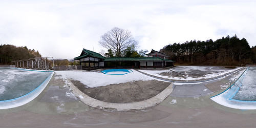 360x180 equirectangular handheld panorama tochigi japan nikko kanaya hotel pool ice