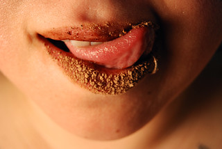Chocolate lips