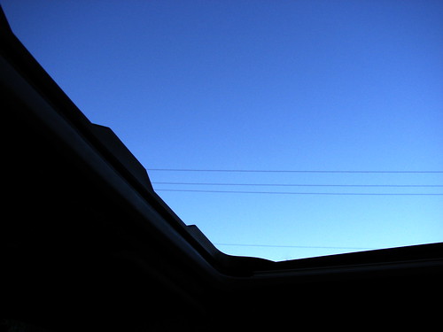 blue sky canada up wire bc britishcolumbia utility drivethru drivethrough sunroof electricwires princegeorge project3661