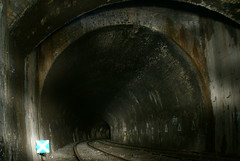 Silvertown railway tunnel.