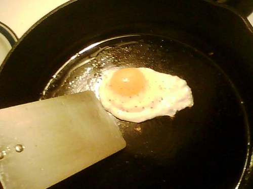 Fried First Egg