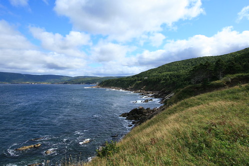 vacation cliff beautiful landscape coast scenery surf day novascotia cloudy awesome scenic capebreton breathtaking rugged cabottrail baystlawrence capstick absolutelystunningscapes