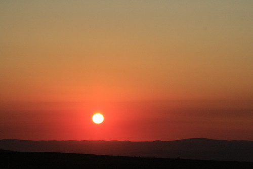 sunset sun sunrise montaigoual
