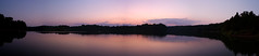 Panorama of sunset at Crockett Park