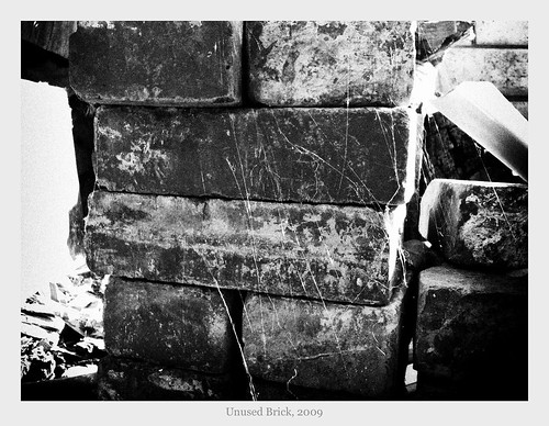 old blackandwhite outdoors aperture backyard bricks worn nik cobwebs iphone borderfx silverfxpro