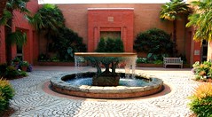 A Courtyard Fountain at the Atlanta Botanical Garden
