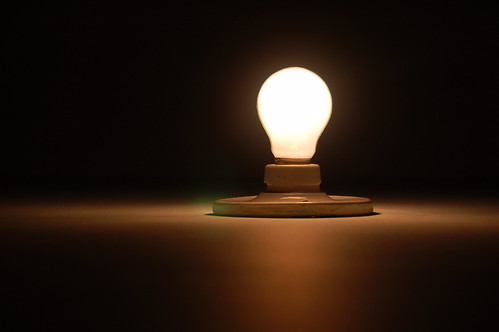 Light-bulb in the dark