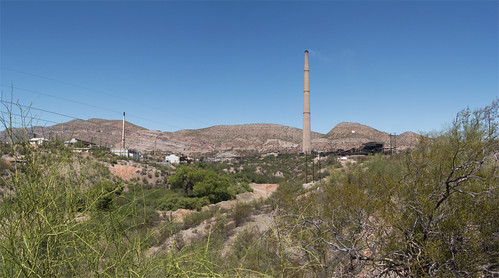 arizona chimney mining smokestack hayden smelter winkelman