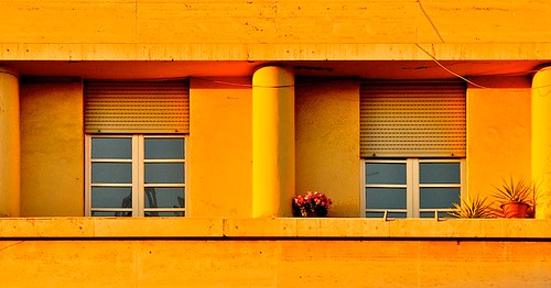 city sunset italy orange sun color home window casa aperture outdoor architectural finestra burn latina città balcone bruciare alterated