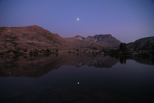 california ca sunset lake beauty lago tramonto sierra trail wilderness sierranevada day8 muir johnmuir jmt highsierra johnmuirtrail marielake rosemariemeadows