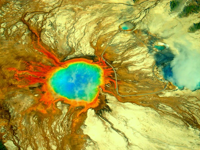 Yellowstone_Grand Prismatic Spring_Aerial Shot