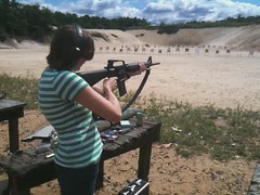 Amanda Fires the AR-15