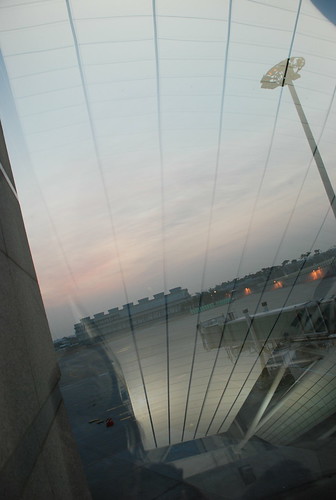 reflection sunrise myself incheoninternationalairport