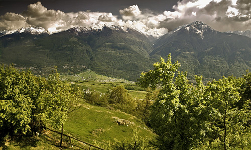 sky panorama green nature clouds montagne canon landscape landscapes italia nuvole natura cielo montains valtellina sondrio sconsiderato